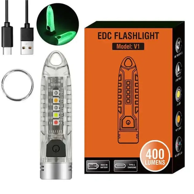Boruit EDC V1 model flashlight in package