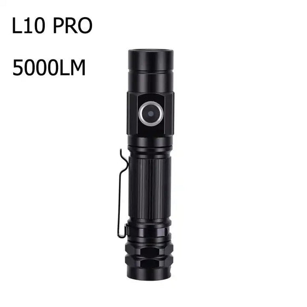Peetpen L10 Pro tactical Flashlight 5000LM with wrist strap