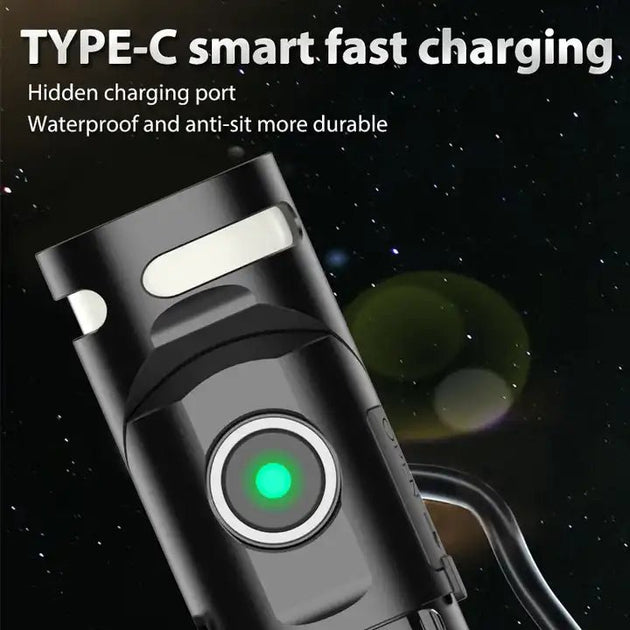 Waterproof, TYPE-C fast-charging Peetpen P1 EDC flashlight