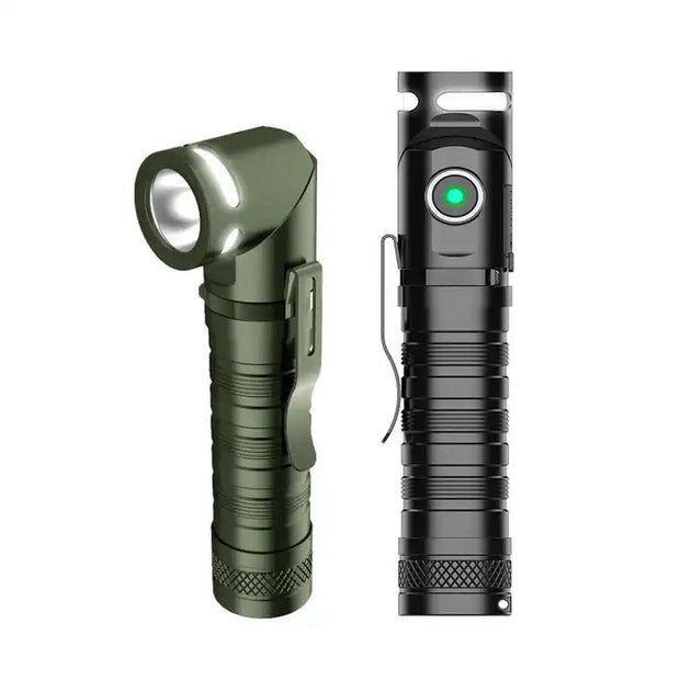 Two Peetpen P1 swivel head tail magnetic tactical flashlights