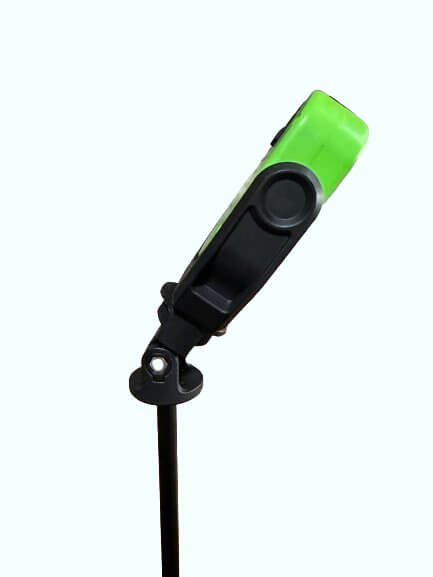 Realite Bk-0111 rechargeable magnetic base flashlight on a tripod