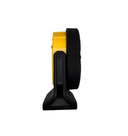 Realite RL12 yellow and black flashlight on side view