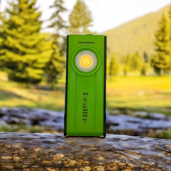 Brighest flashlight shown in wild Realite RL500 thin pocket rechargeable flashlight 