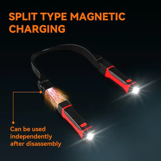 Split type magnetic necklight can be use independently after disassemble